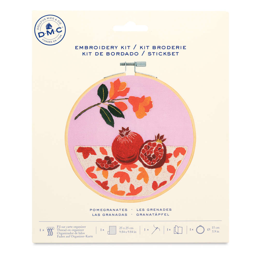 Open in modal - DMC Stitch Kit - Pomegranate, front of packaging