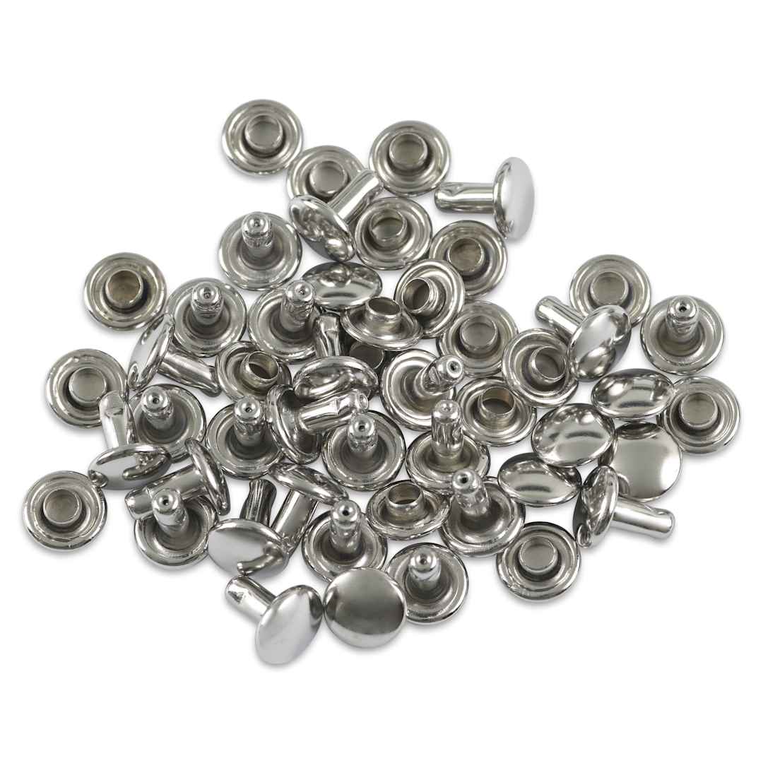 Open in modal - Prym Vario Creative Tubular Rivets - 3 - 4 mm Thick Fabric, Pkg of 25, 7.5 mm Dia.