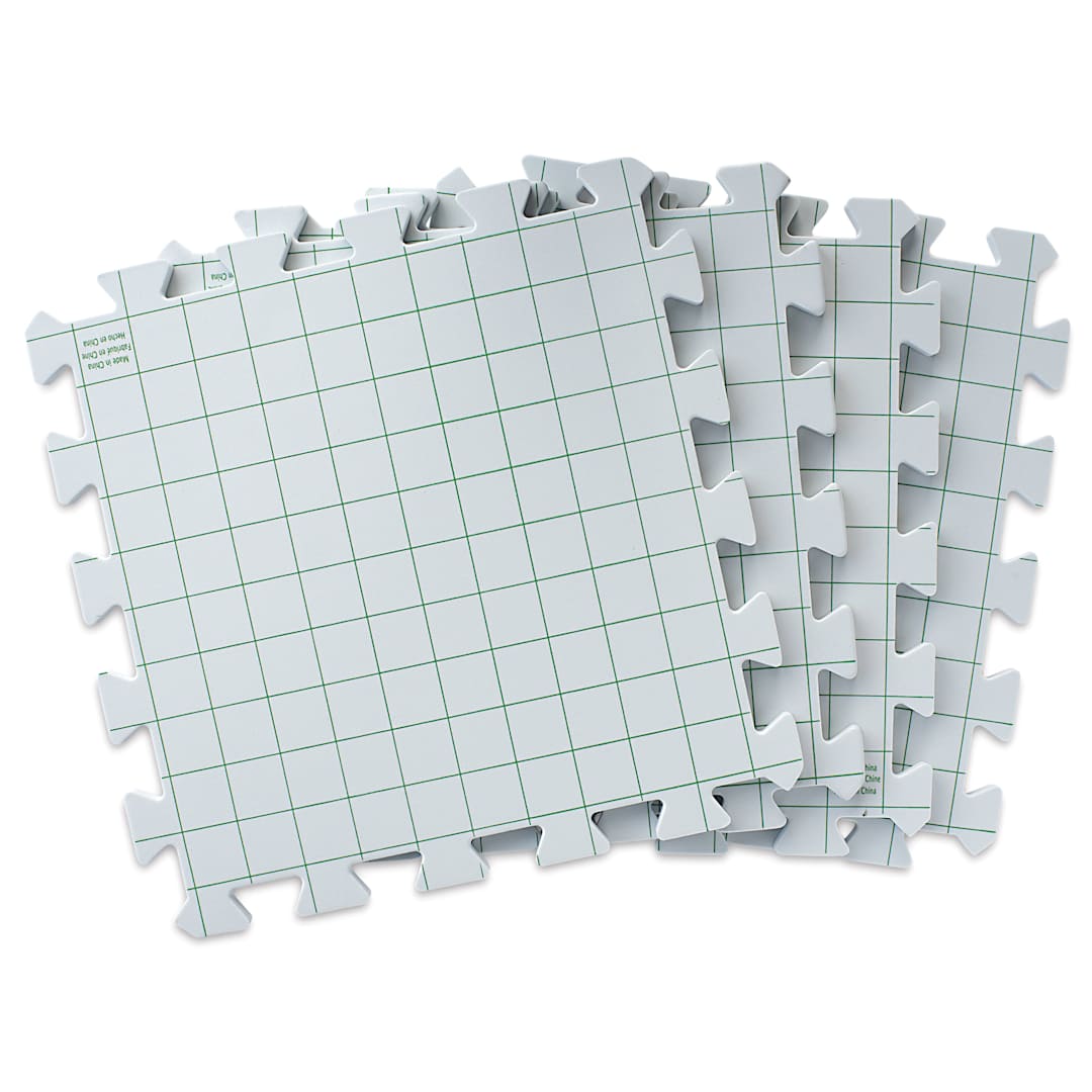 Open in modal - Boye Interlocking Blocking Boards - Grid, Pkg of 4