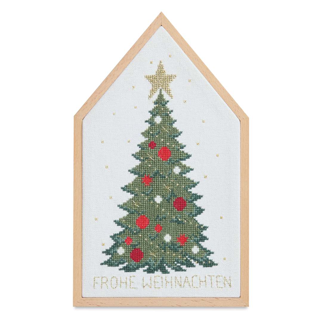 Open in modal - Cross Stitch Kits Spring House Kit - Christmas Tree