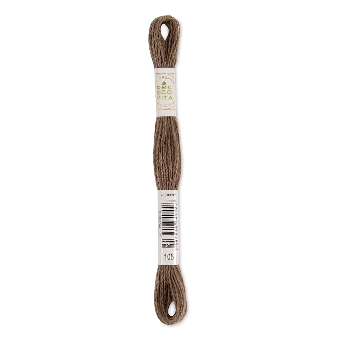 Open in modal - DMC Eco Vita Organic Wool Thread - Toasted Catechu, 17-1/2 yds
