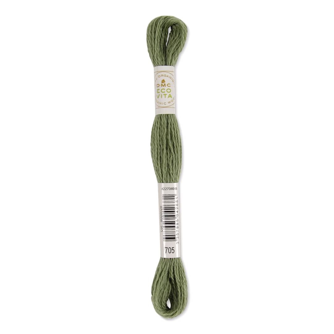 Open in modal - DMC Eco Vita Organic Wool Thread - Measow Indigo, 17-1/2 yds