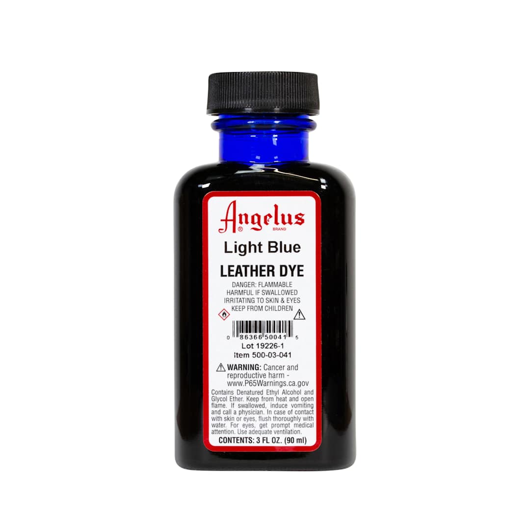 Open in modal - Angelus Leather Dyes Light Blue - 3 oz. Dauber Bottle