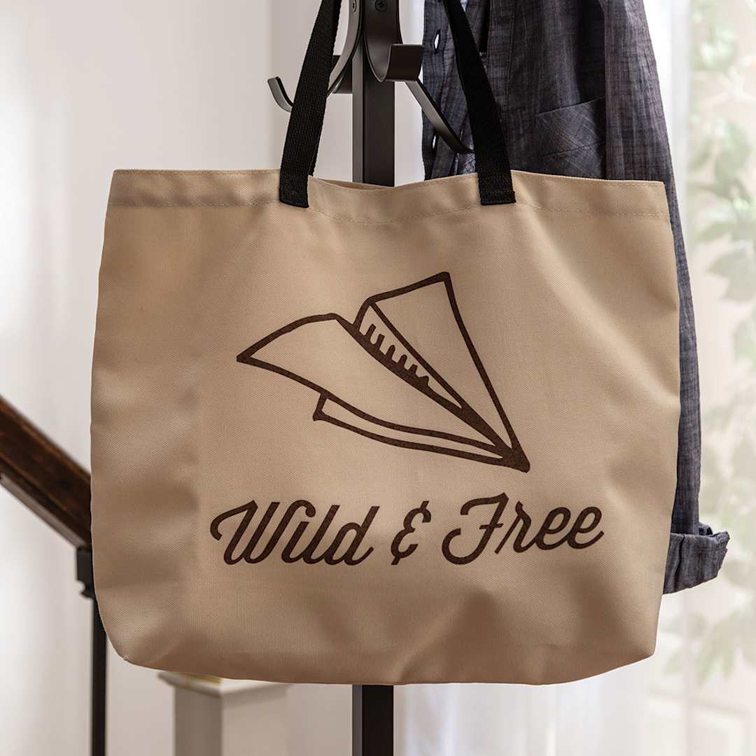 Open in modal - Cricut Infusible Ink Solid Transfer Sheets - Finished transfer on Tote Bag