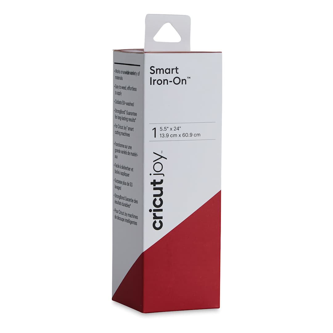 Open in modal - Cricut Joy Smart Iron-On - Cherry, 5-1/2" x 24", Roll (In packaging)