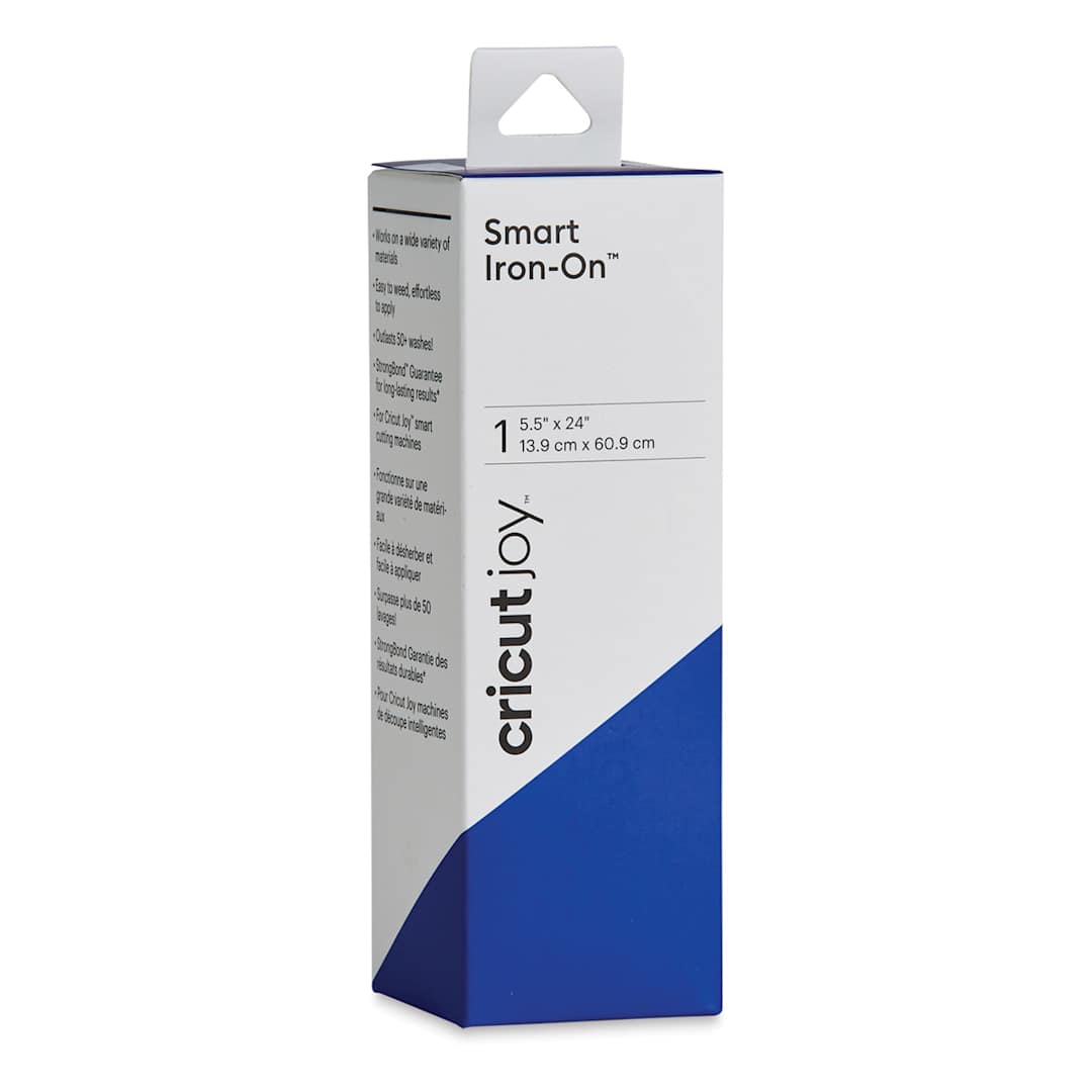 Open in modal - Cricut Joy Smart Iron-On - Royal Blue, 5-1/2" x 24", Roll (In packaging)