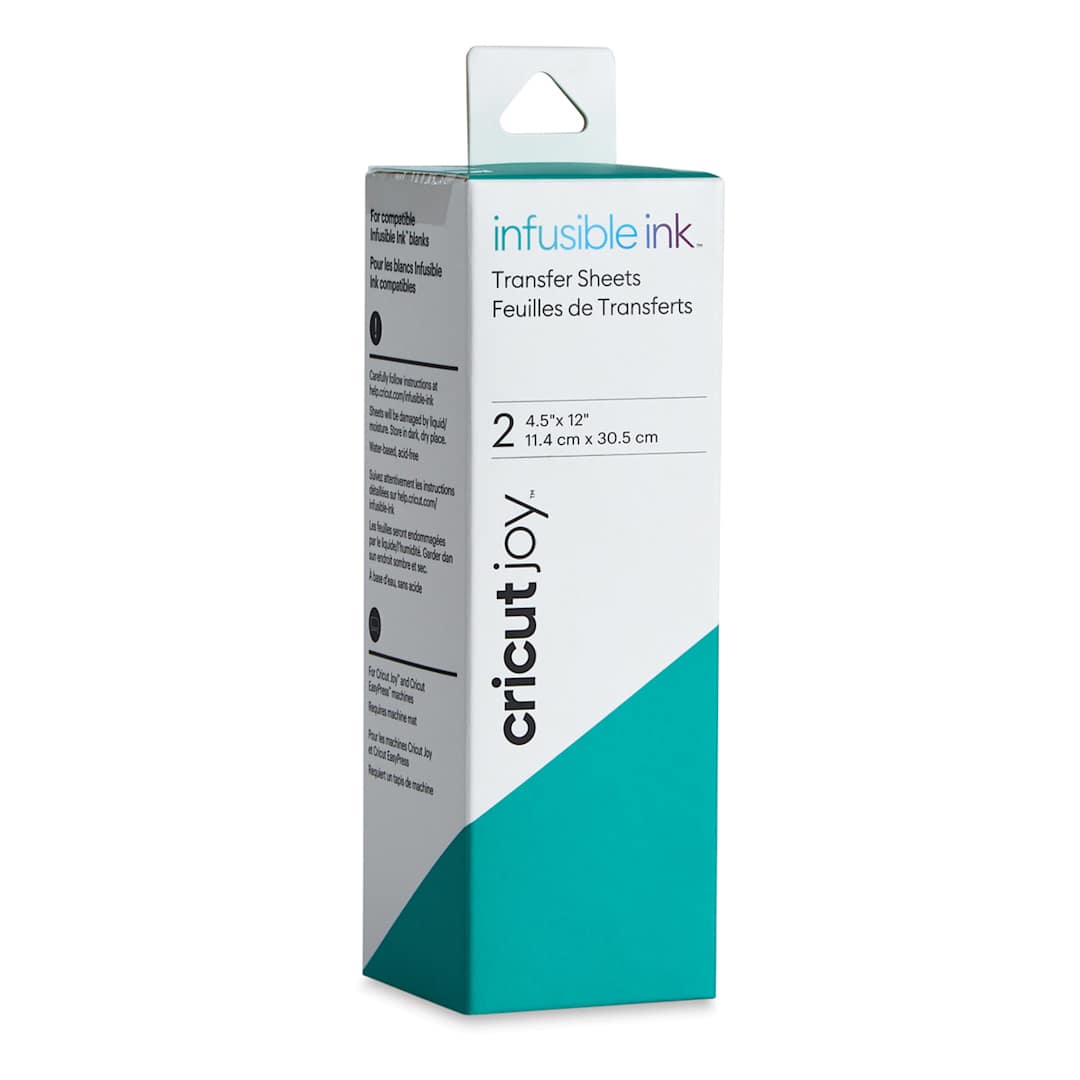 Open in modal - Cricut Joy Infusible Ink Transfer Sheets - Bright Teal, 4-1/2" x 12", Package of 2 (In packaging)