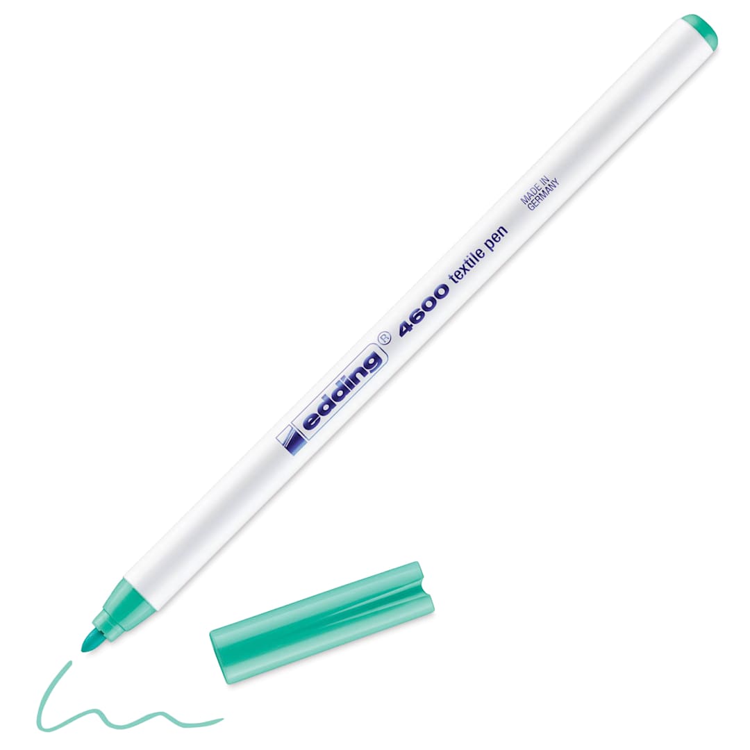 Open in modal - Edding 4600 Textile Pen - Pale Green
