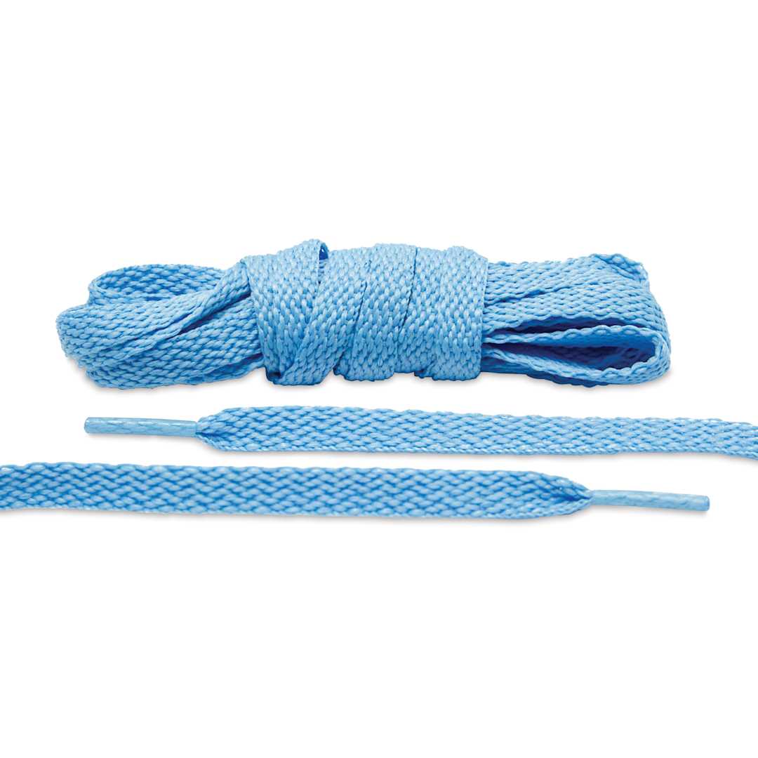 Open in modal - Angelus Lace Lab Flat Colored Shoe Laces - Carolina Blue