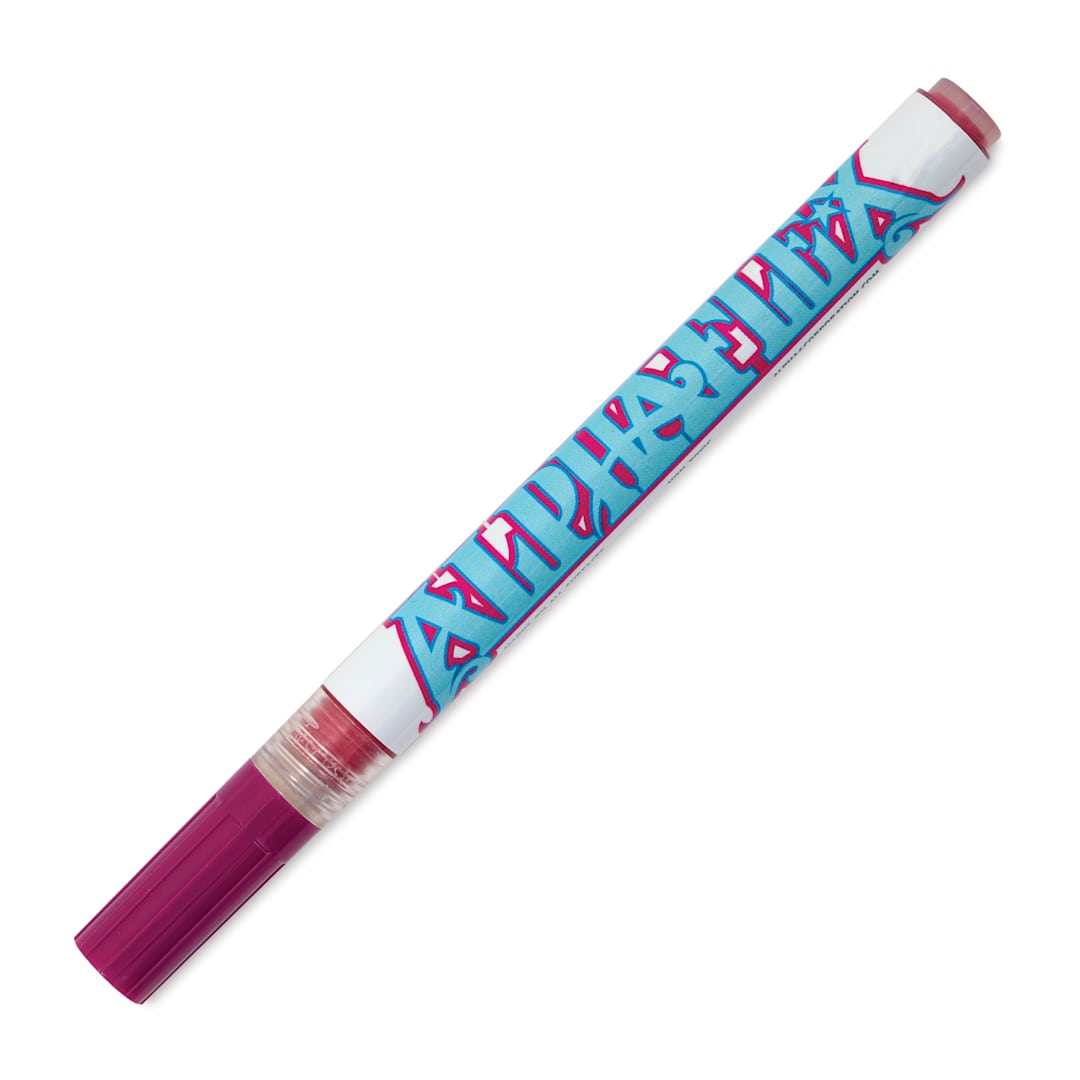 Open in modal - Alpha6 AlphaFlex Textile and Leather Paint Marker - Raspberry, 1 mm