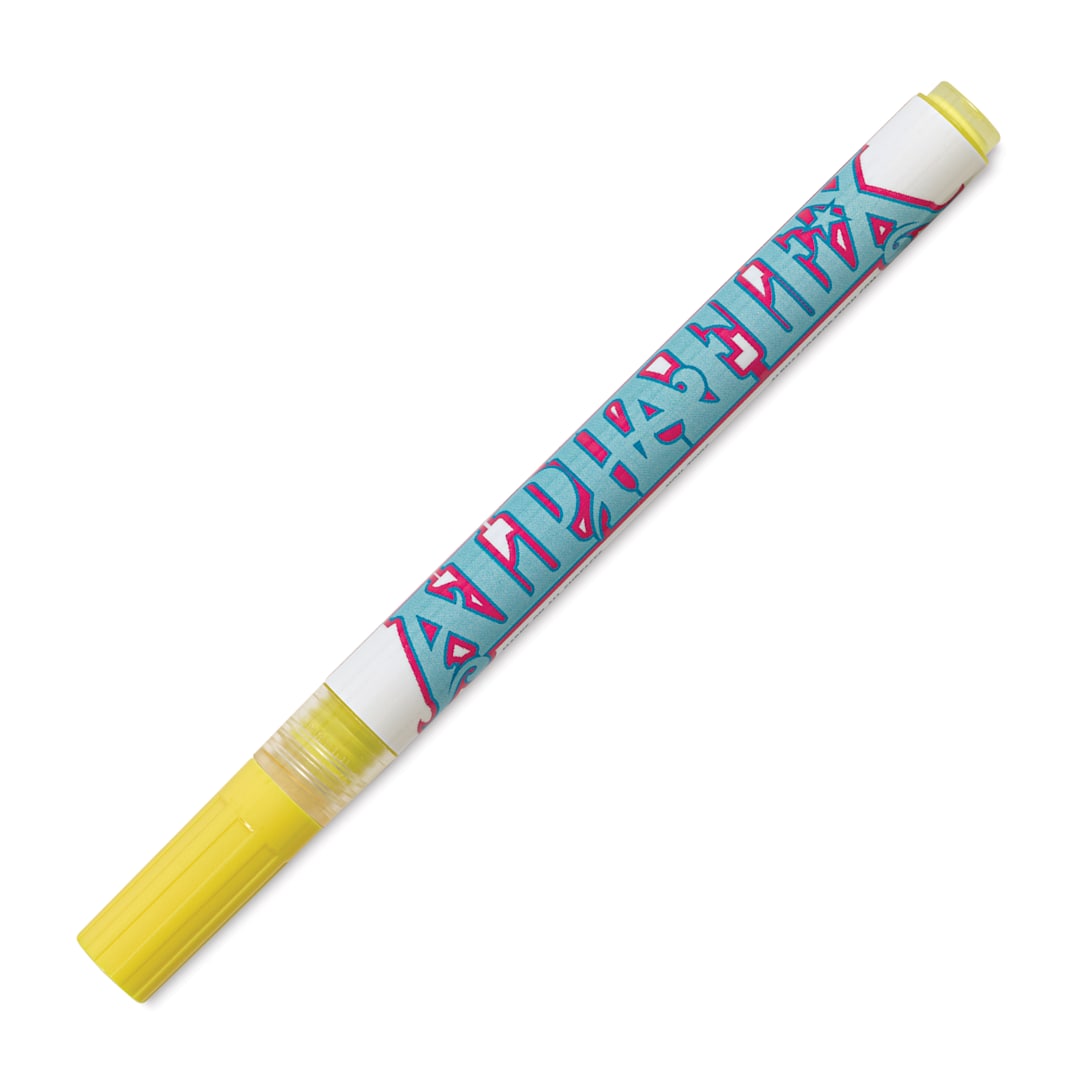 Open in modal - Alpha6 AlphaFlex Textile and Leather Paint Marker - Saffron, 1 mm