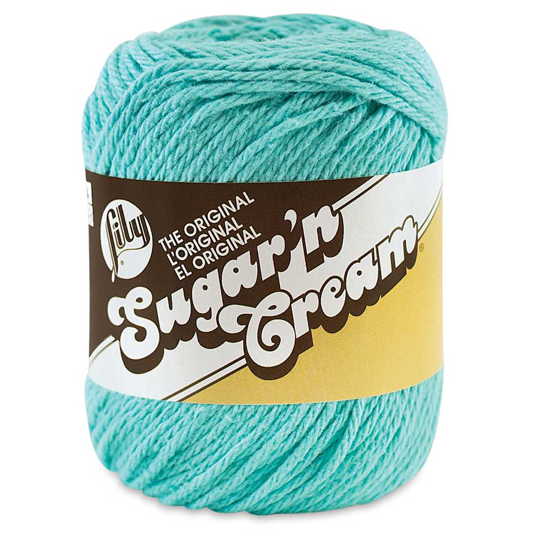 Open in modal - Lily Sugar N' Cream Yarn - 2.5 oz, 4-Ply, Seabreeze