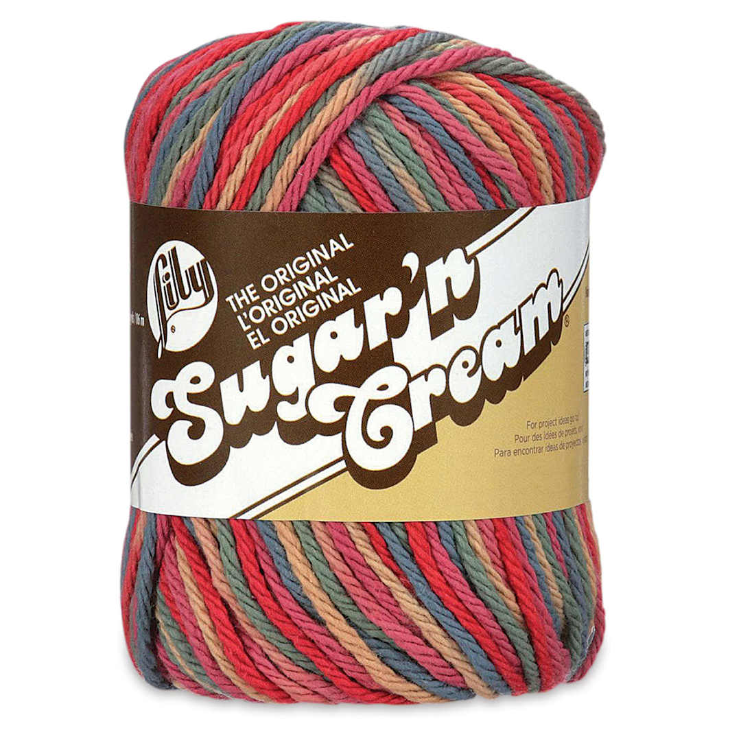 Open in modal - Lily Sugar N' Cream Yarn - 2 oz, 4-Ply, Painted Desert Ombre