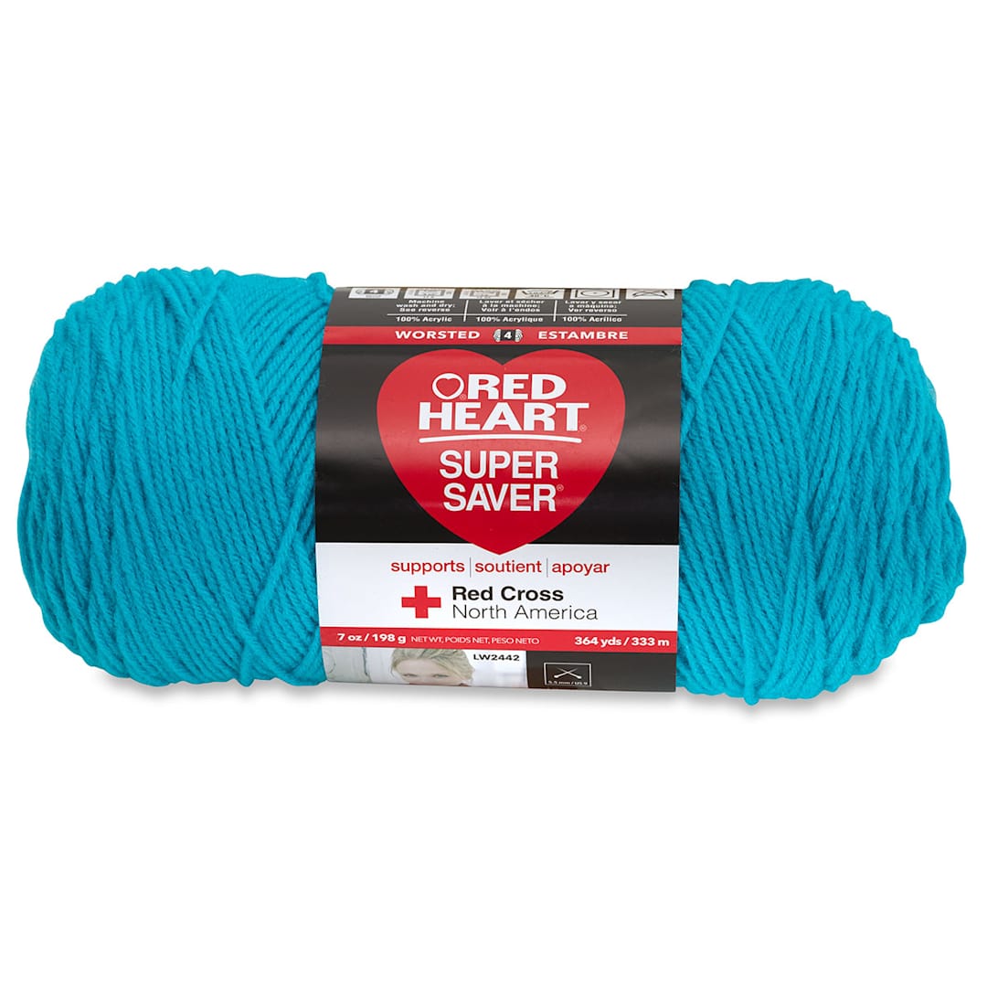 Open in modal - Red Heart Super Saver Yarn - Turqua, 364 yds