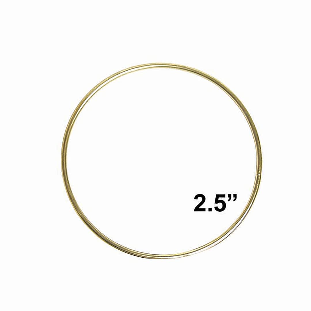 Open in modal - Pepperell Brass Plated Macramé Ring - 2-1/2"