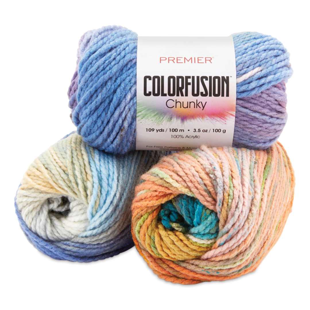 Open in modal - Premier Yarn Colorfusion Chunky Yarn