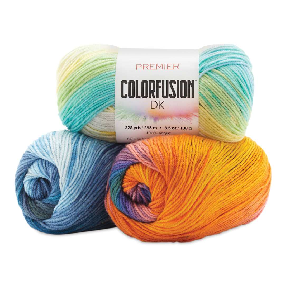 Open in modal - Premier Yarn Colorfusion DK Yarn