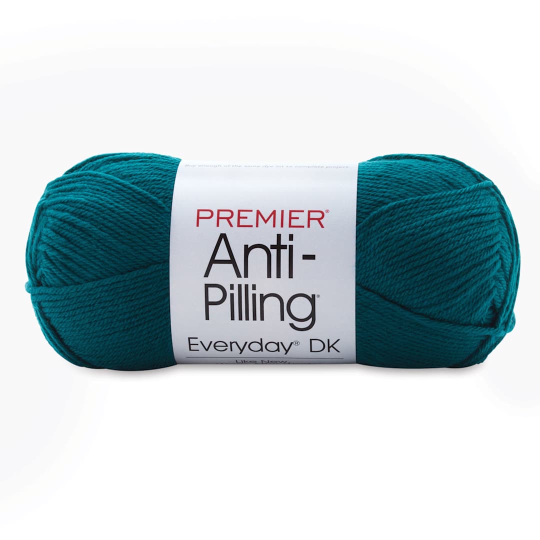Open in modal - Premier Yarn Anti-Pilling Everyday DK Yarn - Teal, 273 yards