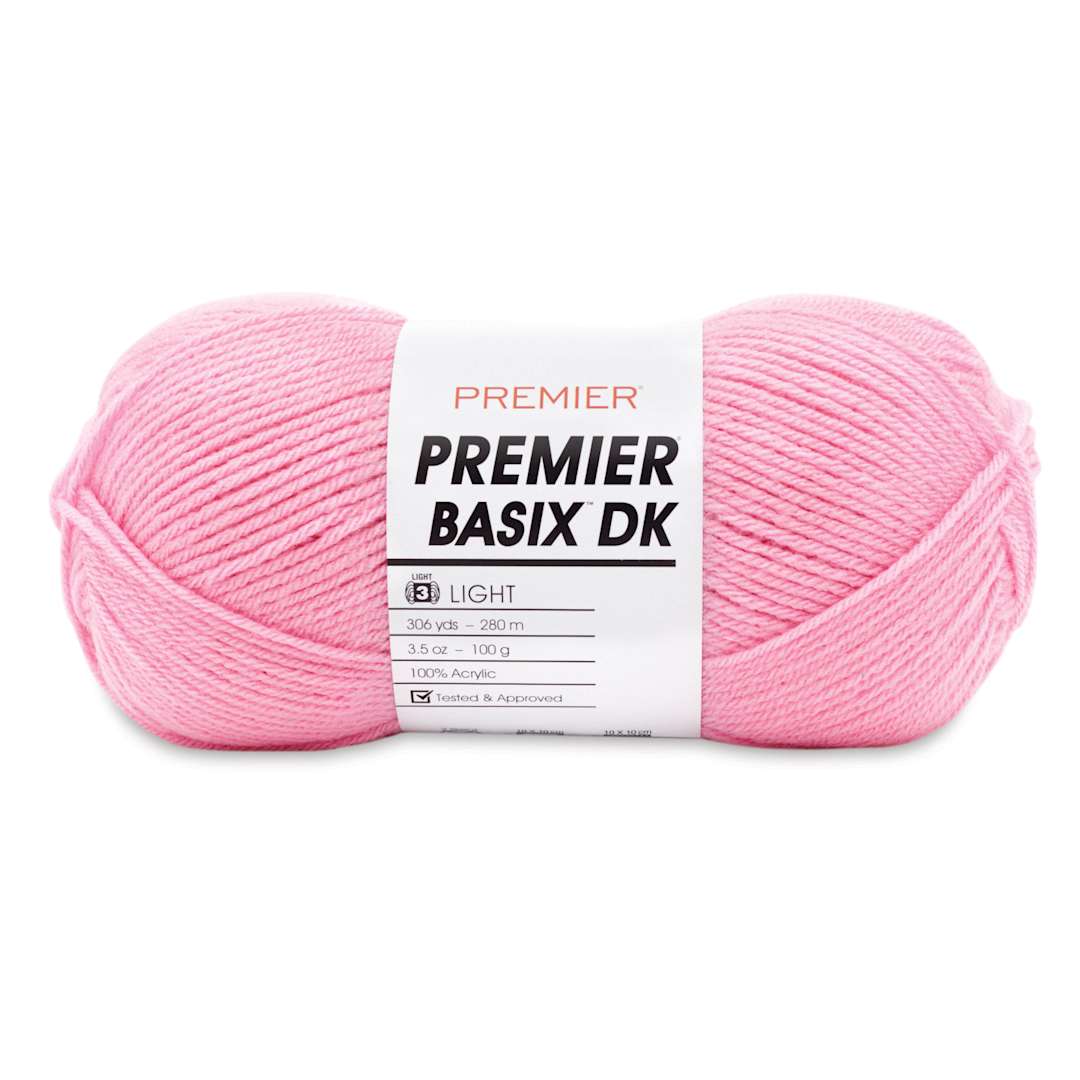 Open in modal - Premier Yarn Basix DK Yarn - Bubblegum, 306 yards