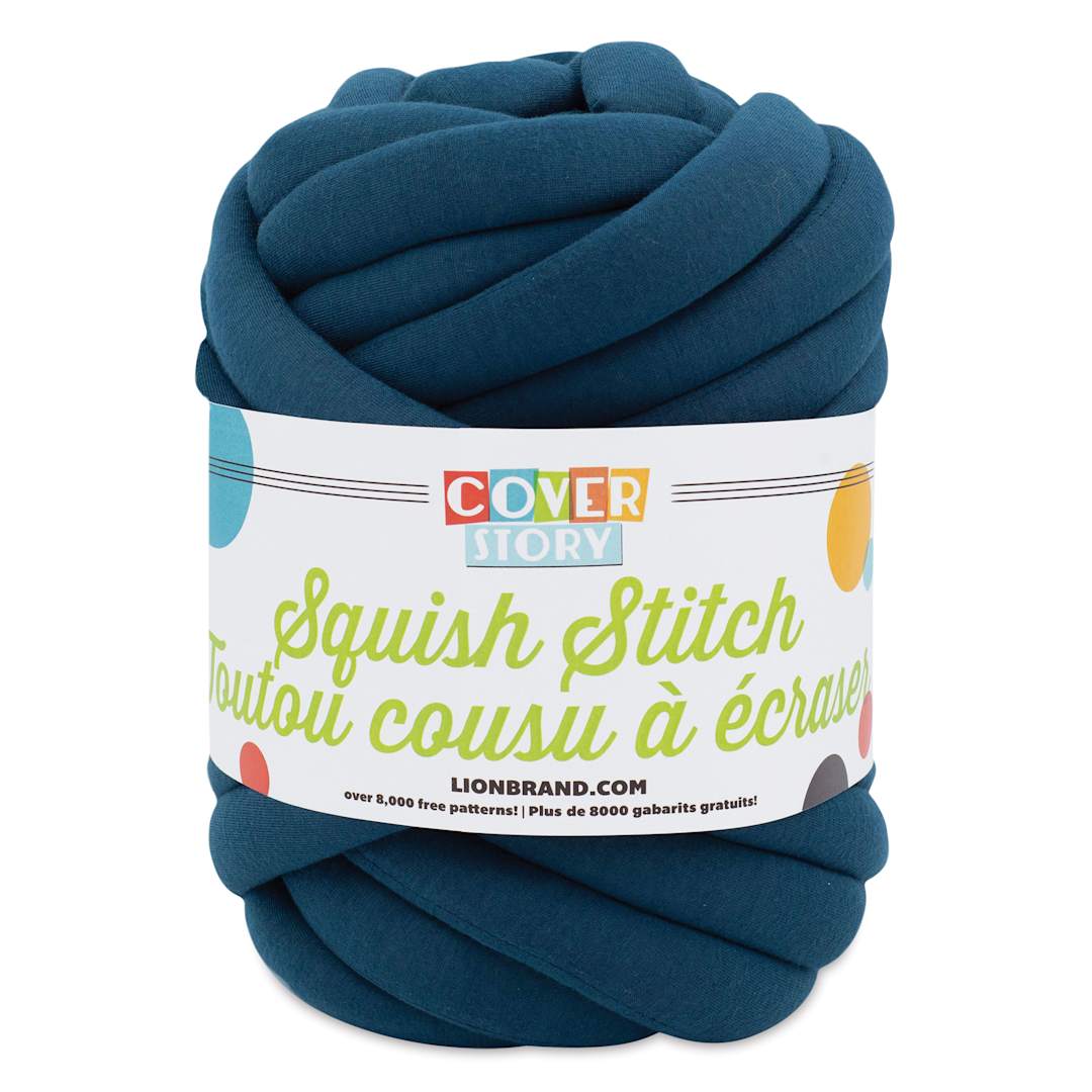 Open in modal - Lion Brand Cover Story Squish Stitch Yarn - Mallard, 26 yards