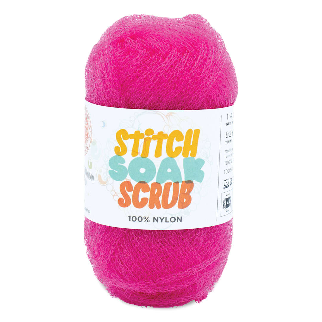 Open in modal - Lion Brand Stitch Soak Scrub Yarn - Cabaret, 92 yds
