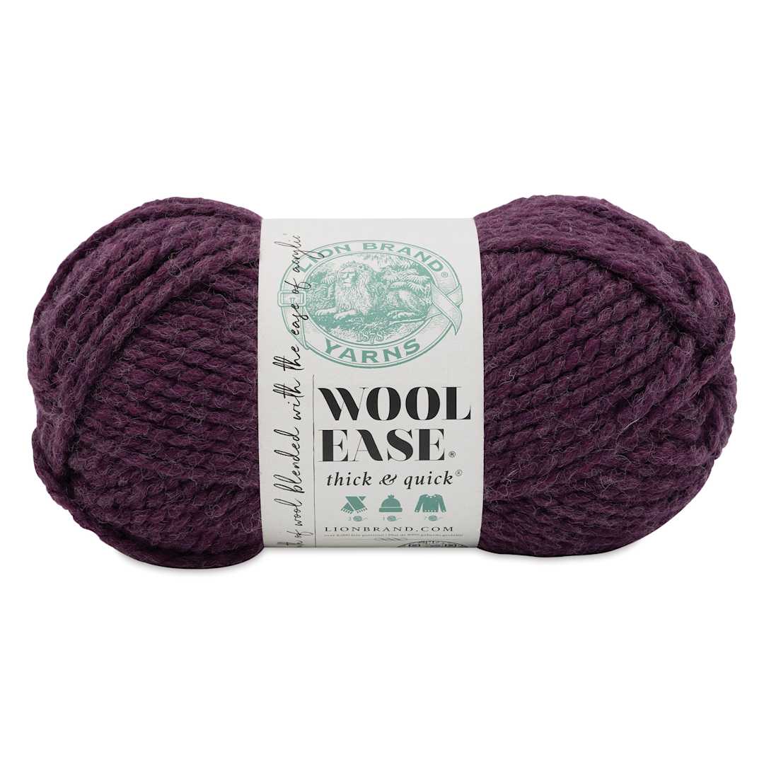 Open in modal - Lion Brand Wool Ease Thick & Quick Yarn - Nocturne, 106 yds
