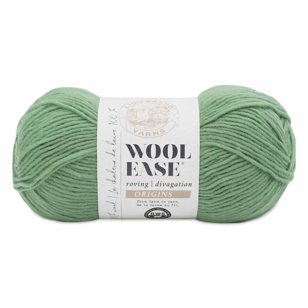 Open in modal - Lion Brand Wool-Ease Roving Origins Yarn - Willow, 299 yds
