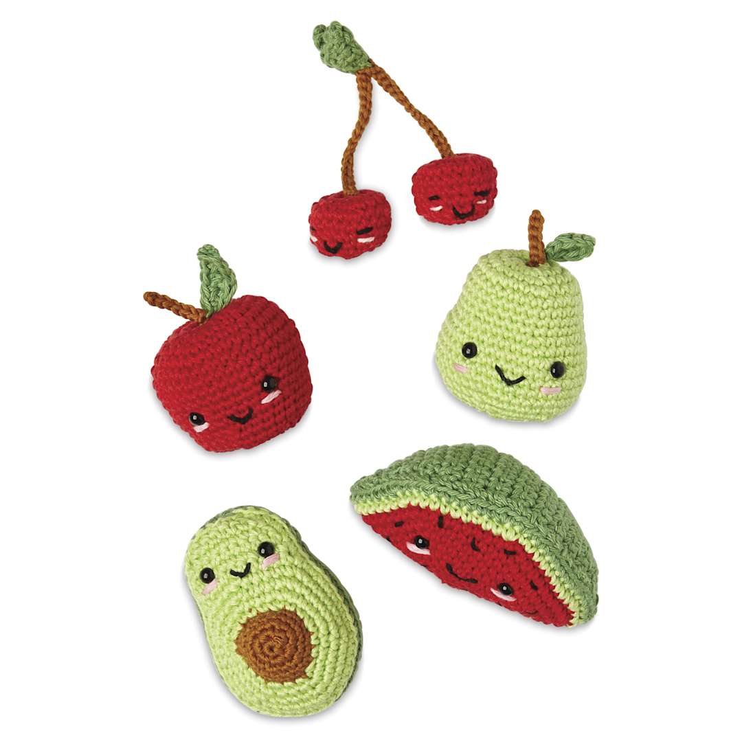 Open in modal - DMC Amigurumi Kits - Fruit Friends - finished examples