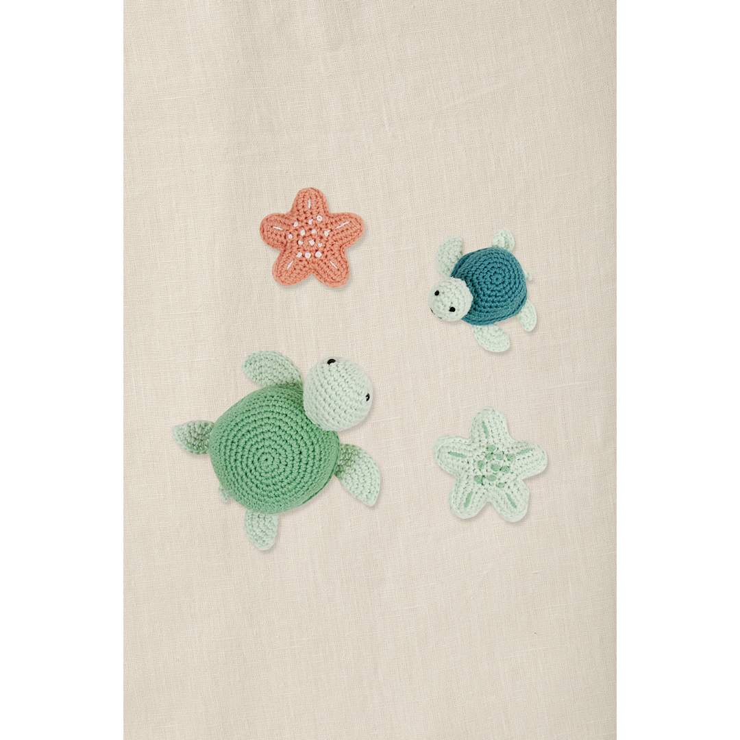 Open in modal - DMC Amigurumi Ocean Life Kit - Sea Turtle, finished