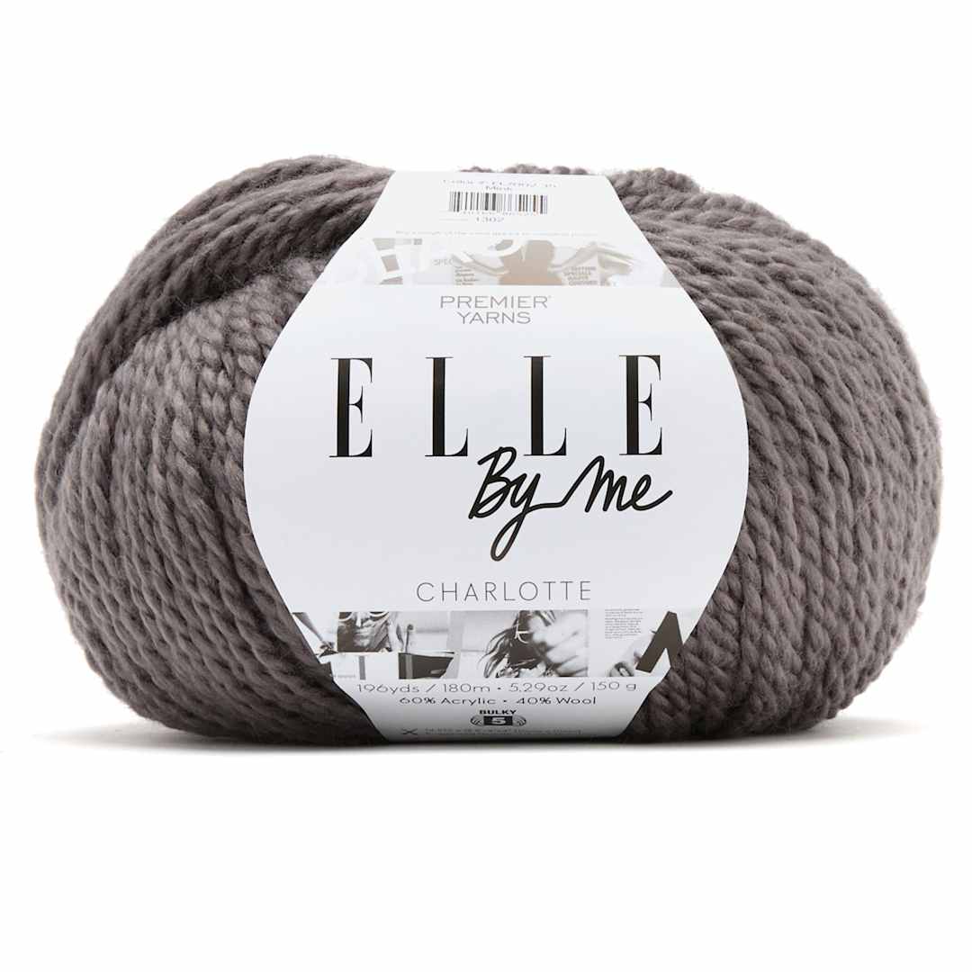 Open in modal - Premier Yarn Elle By Me Charlotte Solids Yarn - Mink, 196 yds