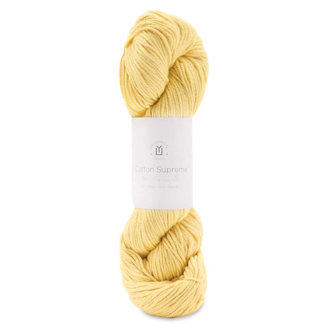 Open in modal - Universal Yarn Cotton Supreme - Yellow, 180 yds