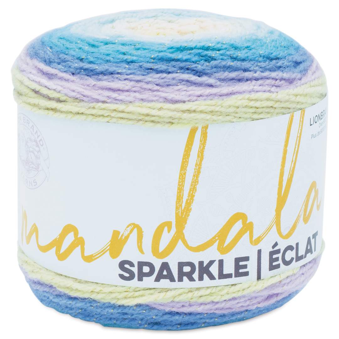 Open in modal - Lion Brand Mandala Sparkle Yarn - Orion