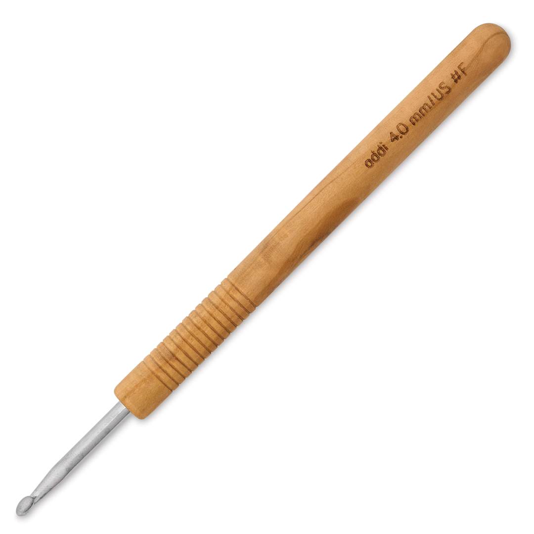 Open in modal - Skacel by Addi Olive Wood Crochet Hook - US F, 4.00 mm