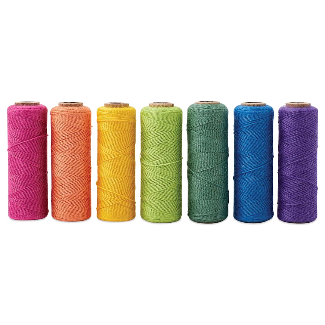 Open in modal - Gist Yarn Array Wool Weaving Yarn - Pkg of 7, Rainbow
