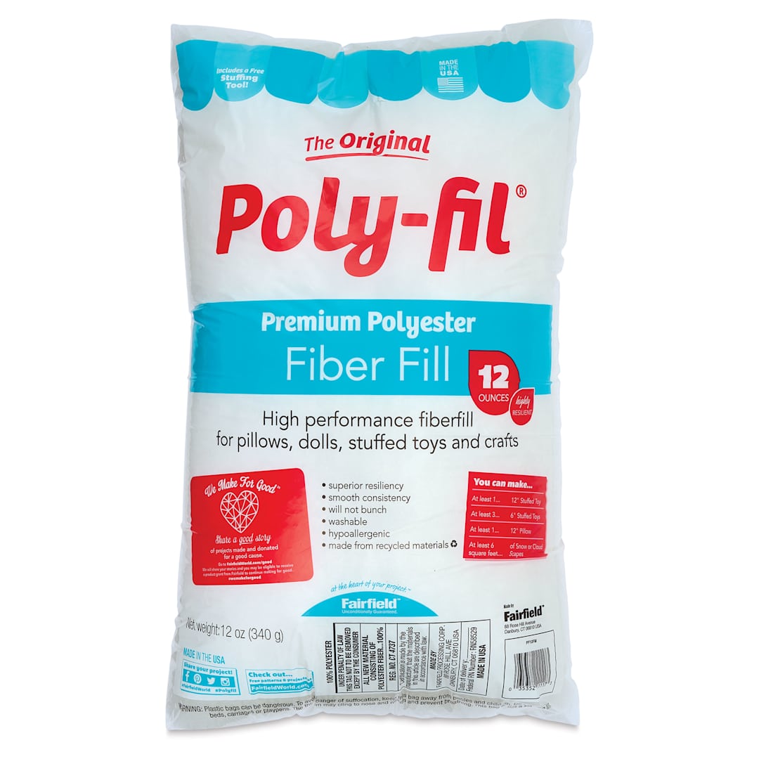 Open in modal - Poly-Fil Premium Fiber Fill - 12 oz Bag