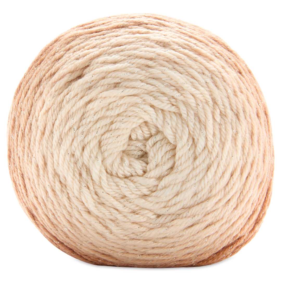 Open in modal - Premier Yarn Anti-Pilling Everyday Worsted Gradient Glitter Yarn - Fawn Tones