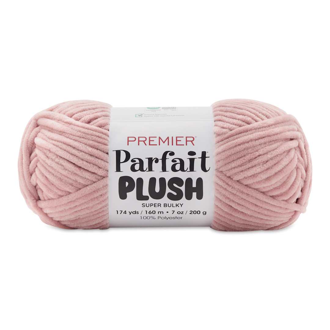 Open in modal - Premier Yarn Parfait Plush Yarn - Light Pink, 7 oz