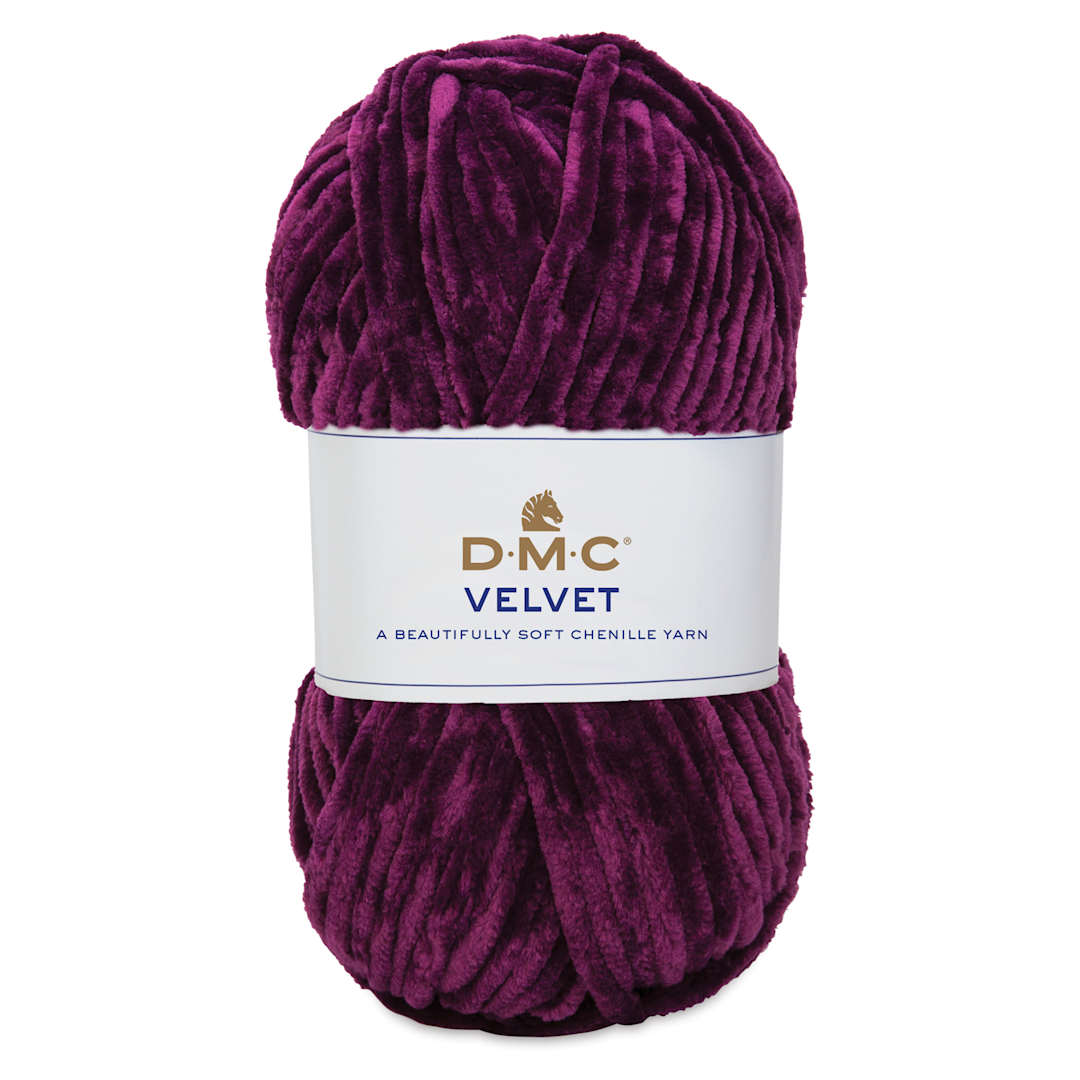 Open in modal - DMC Velvet Yarn - 07 Purple, 109 yards front of packaging