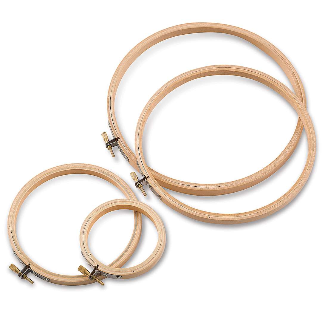 Open in modal - Darice Wooden Embroidery Hoop