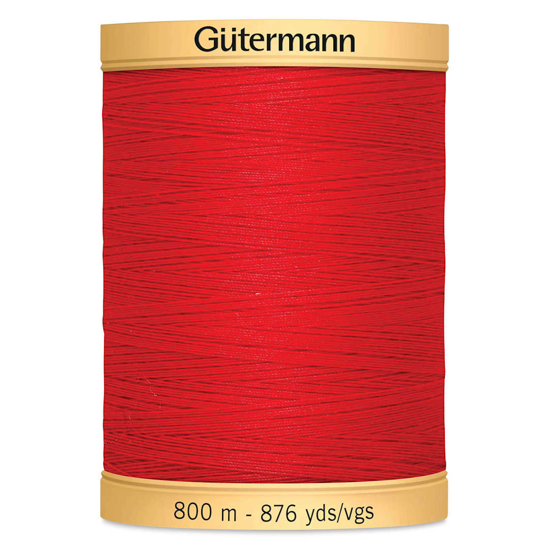 Open in modal - Gutermann Cotton Thread - Red, 876 yd Spool