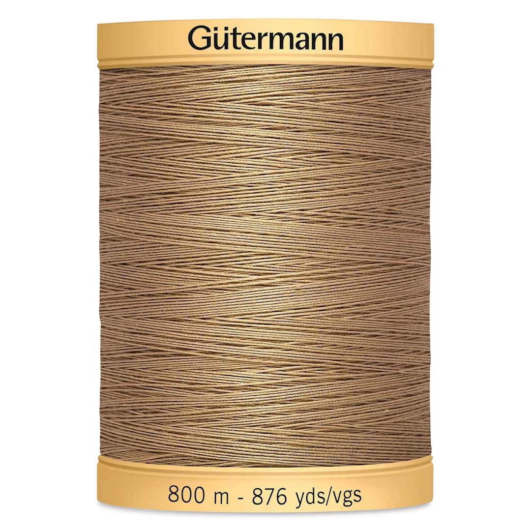 Open in modal - Gutermann Natural Cotton 50 Sewing Thread - Taupe, 876 yd Spool