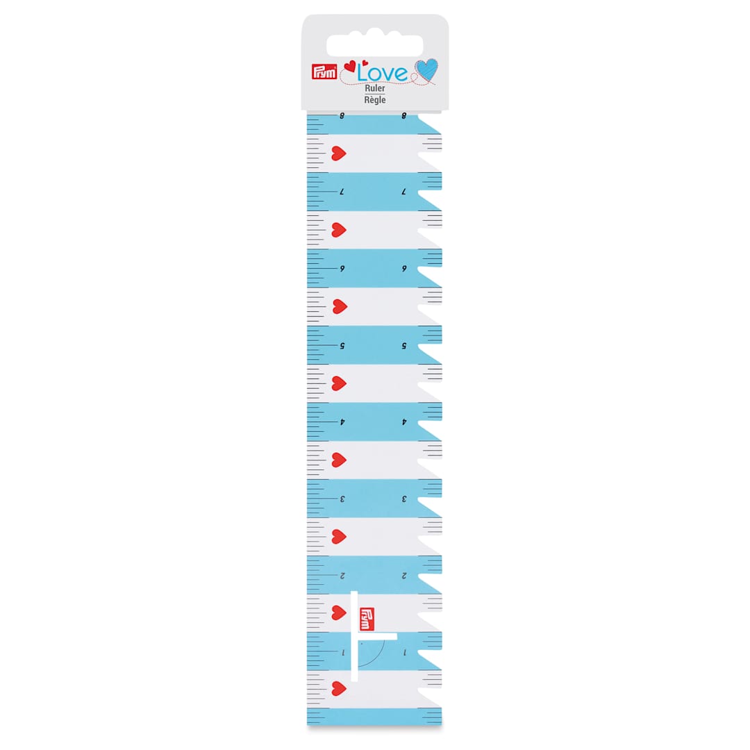 Open in modal - Prym Love Ruler - 8", Turquoise (With label)
