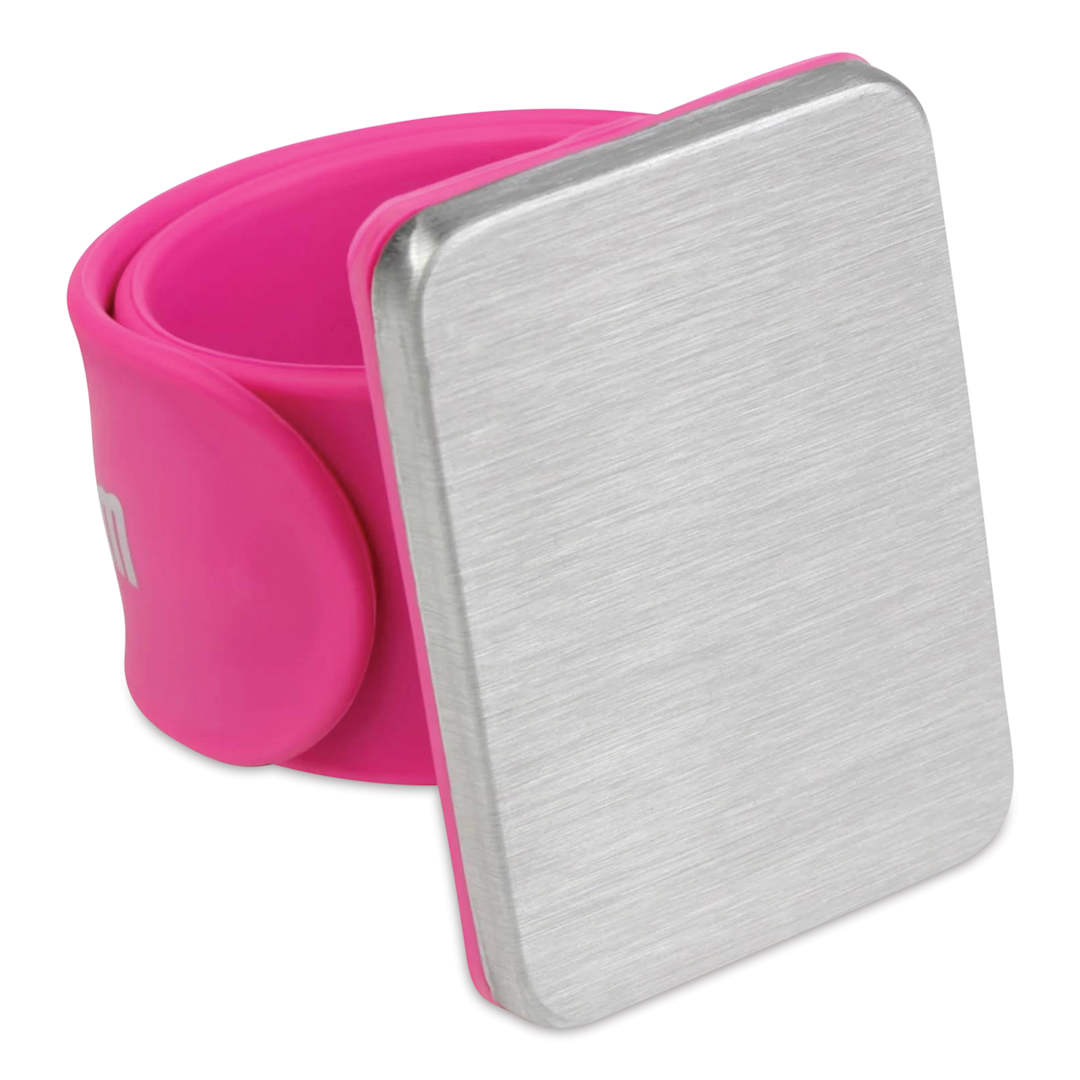Open in modal - Prym Love Magnetic Wrist Pin Cushion (Wristband coiled up)