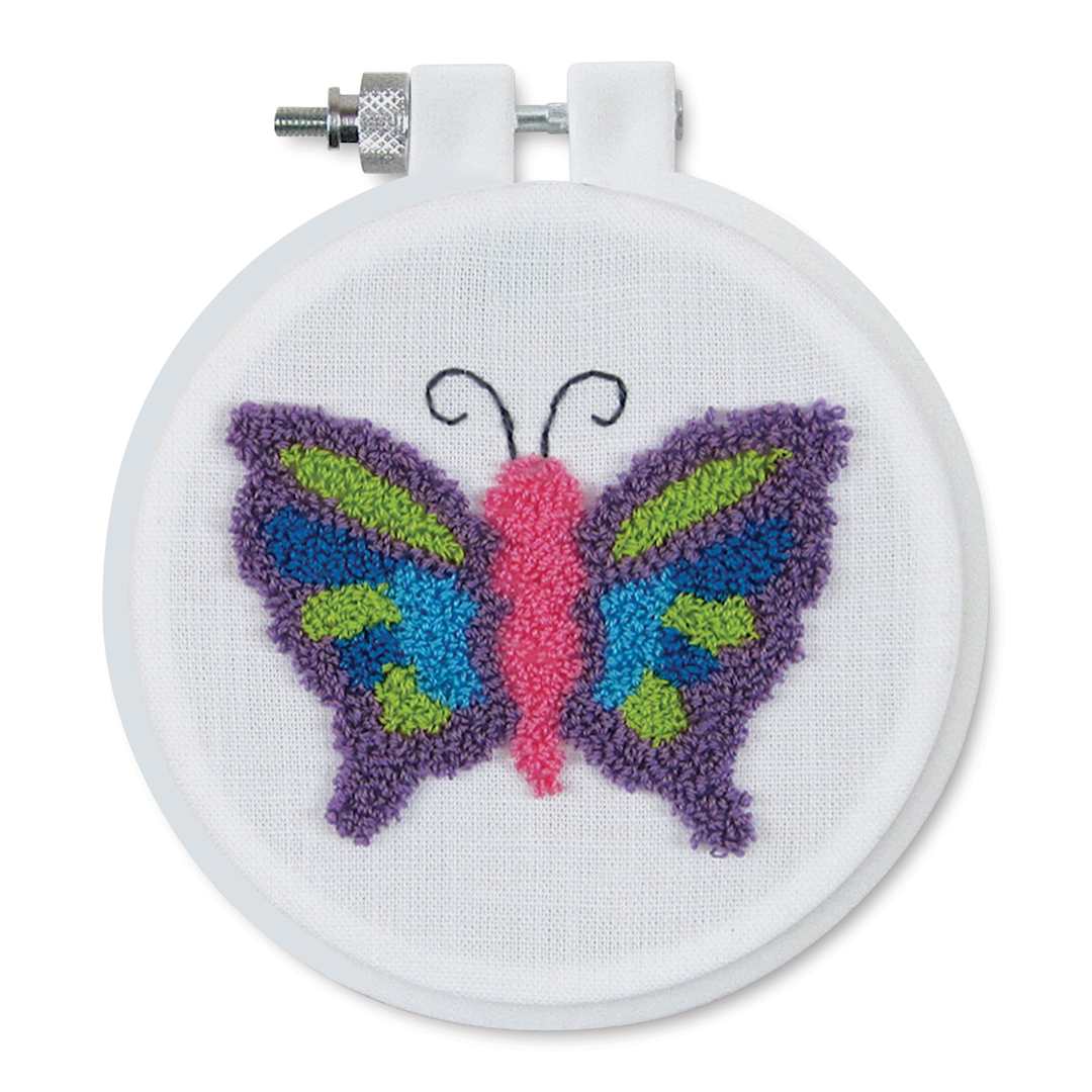Open in modal - Design Works Thread Punch Needle Kit - Butterfly