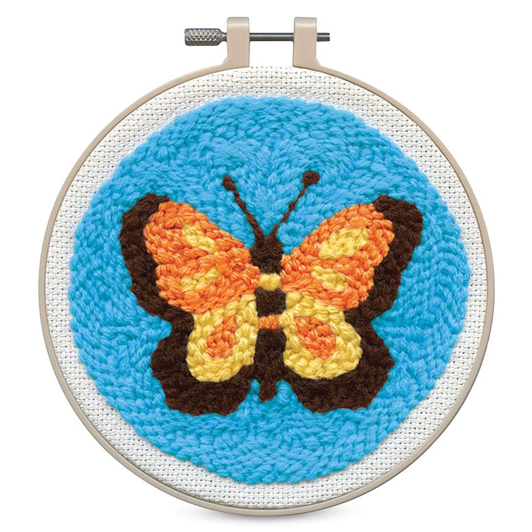 Open in modal - Design Works Yarn Punch Needle Kit - Monarch