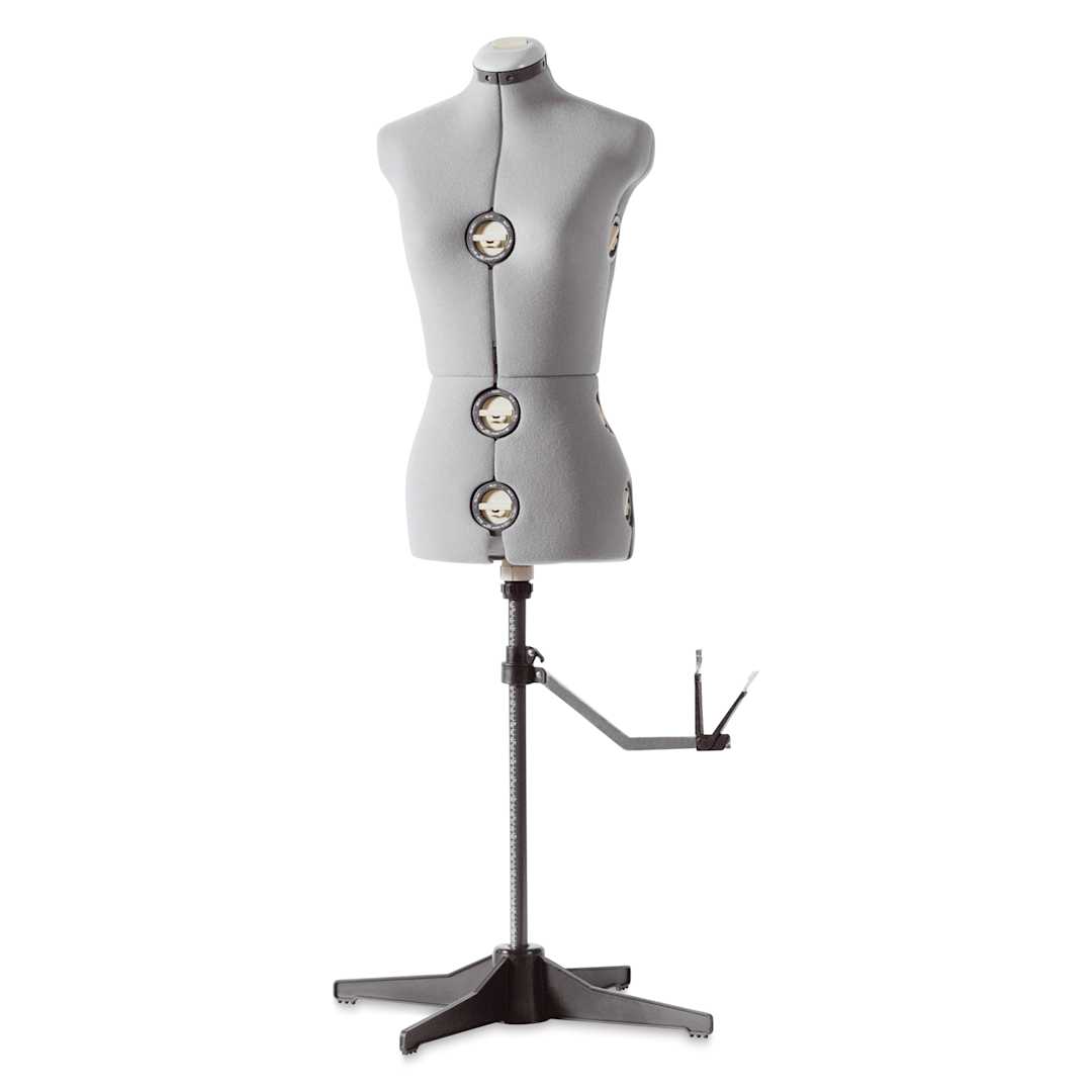 Open in modal - Singer Adjustable Dress Form - Medium/Large, Grey