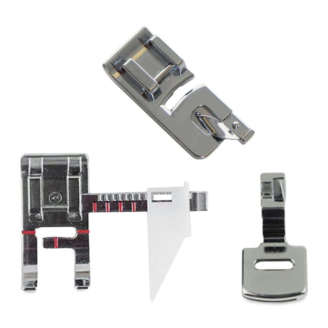 Open in modal - Singer Garment Sewing Presser Foot Kit, contents outside of packaging