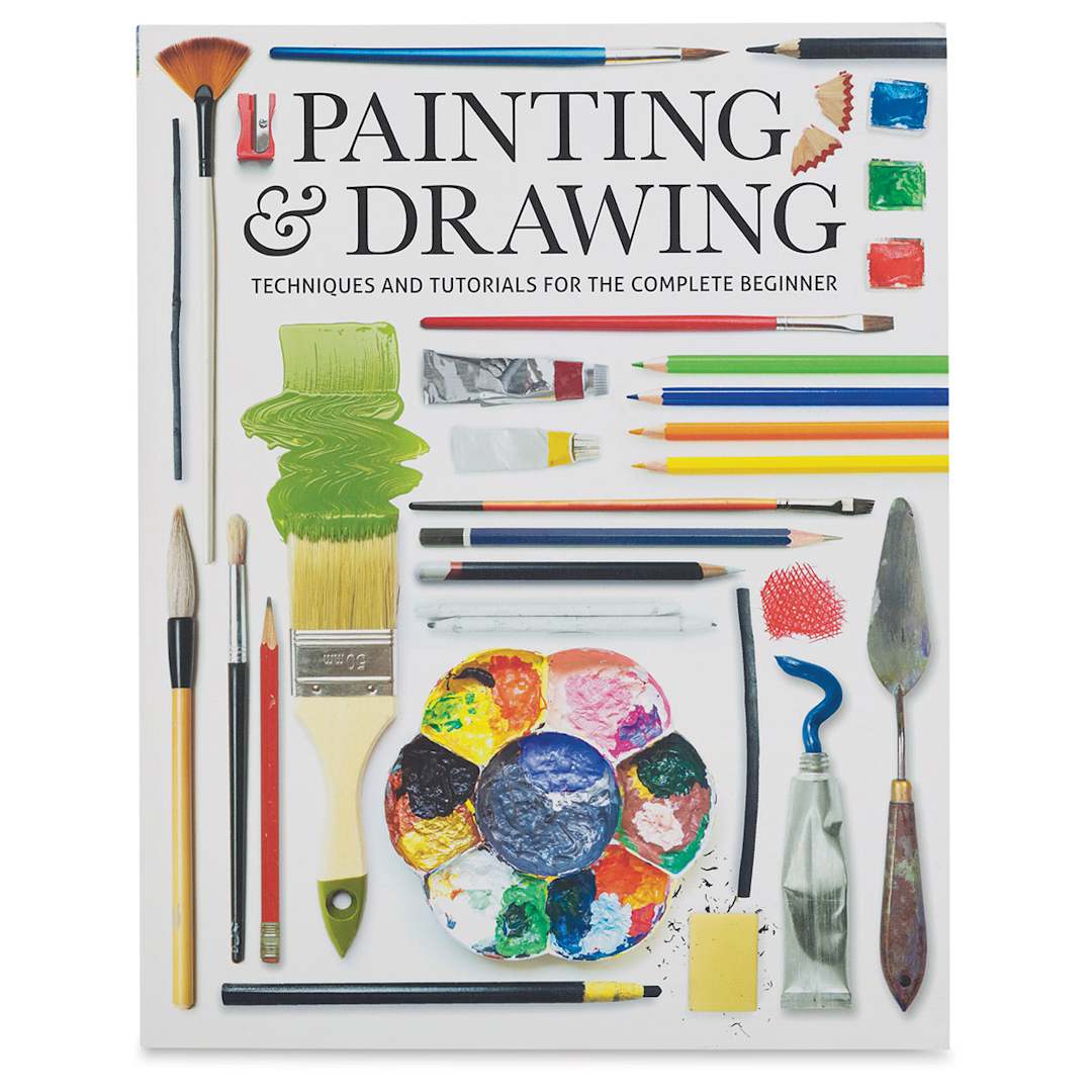 Open in modal - Painting and Drawing Techniques and Tutorials for Beginners, Book Cover