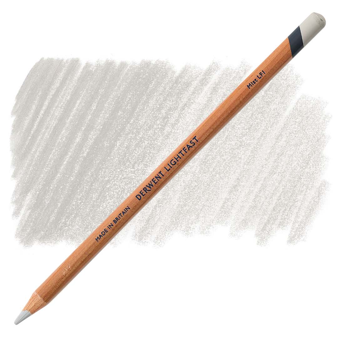 Open in modal - Derwent Lightfast Colored Pencil - Mist pencil and swatch