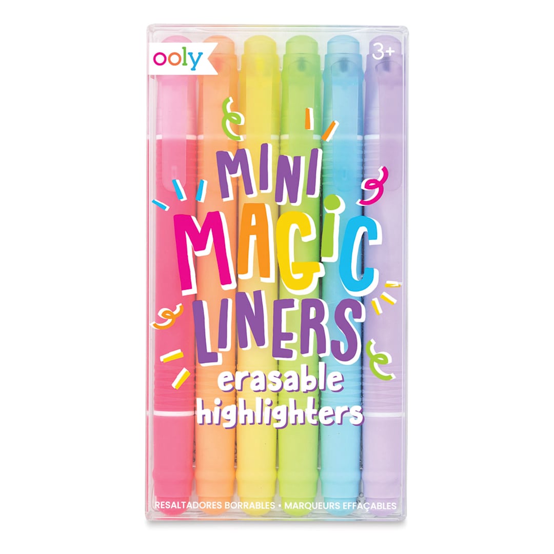 Open in modal - Ooly Mini Magic Liners Erasable Highlighters (in packaging)